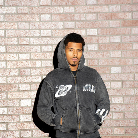 "Always Be Great" Black Acid Washed Hoodie (SALE)