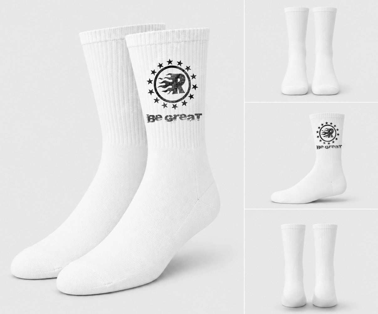 Pre-Order “Back to the basics Be Great” socks