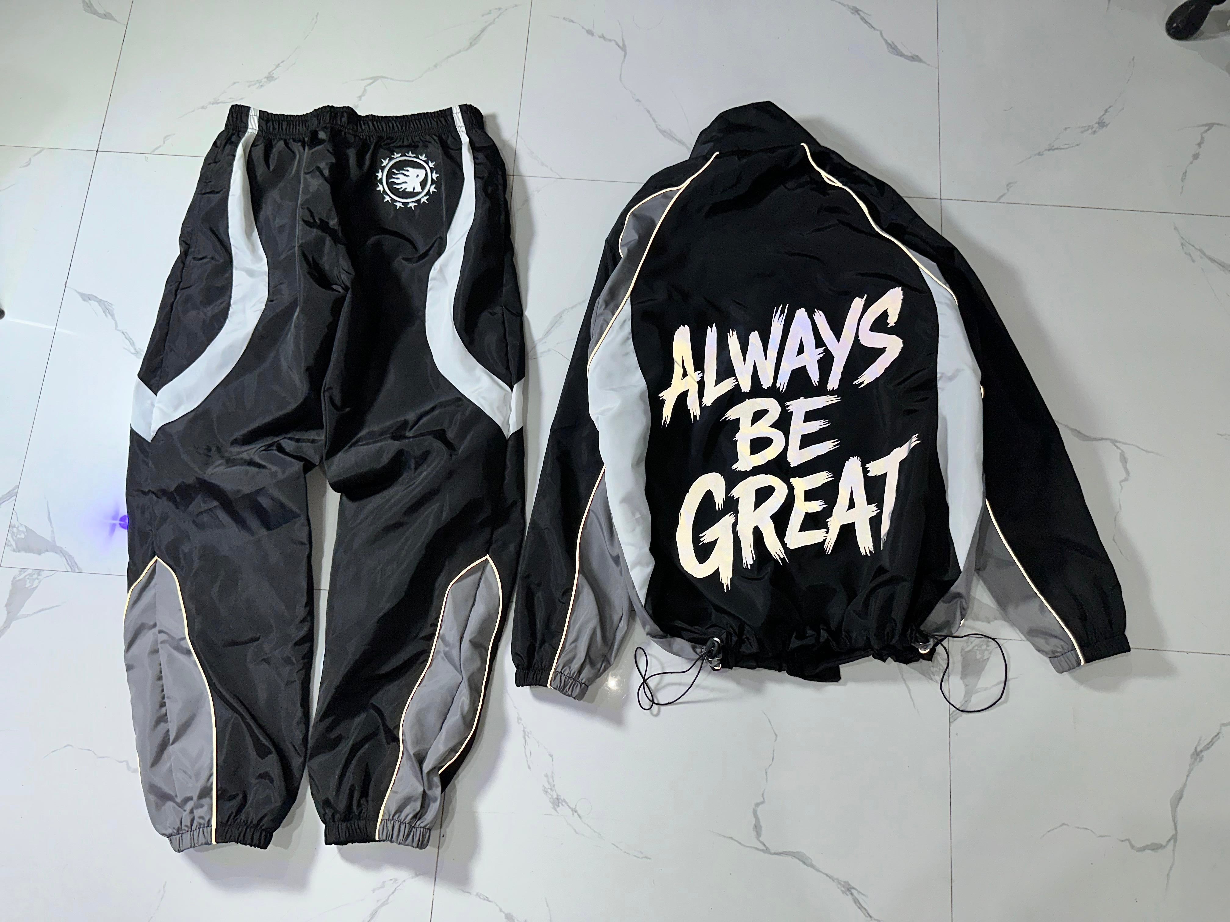 Nylon Track Suit Set