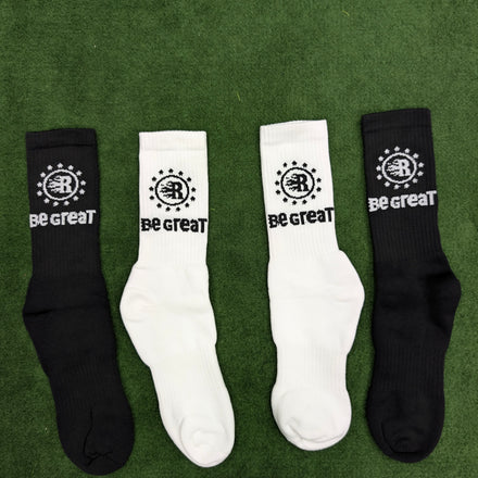 “Back to the basics Be Great” socks 2 pack